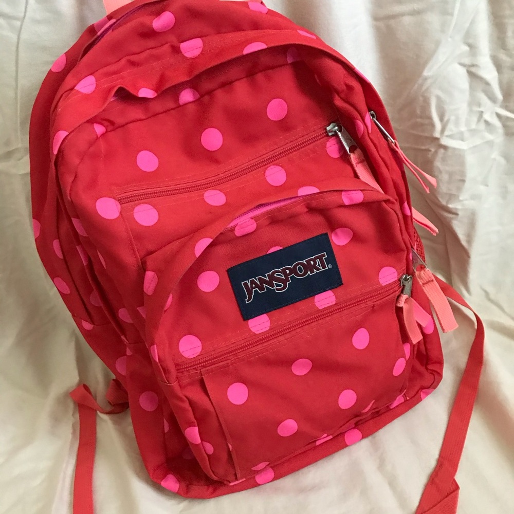 Jansport Red & Pink Backpack